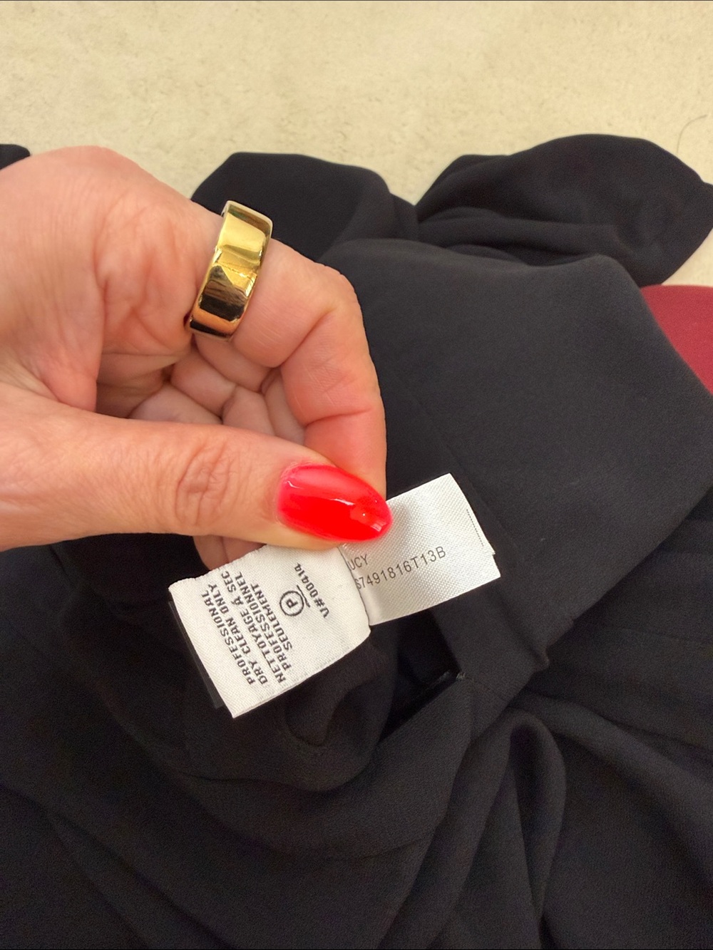 Diane Von Furstenberg DVF Black Lucy Blouson Boatneck Long Sleeve Jumpsuit Sz 6 - Picture 11 of 11